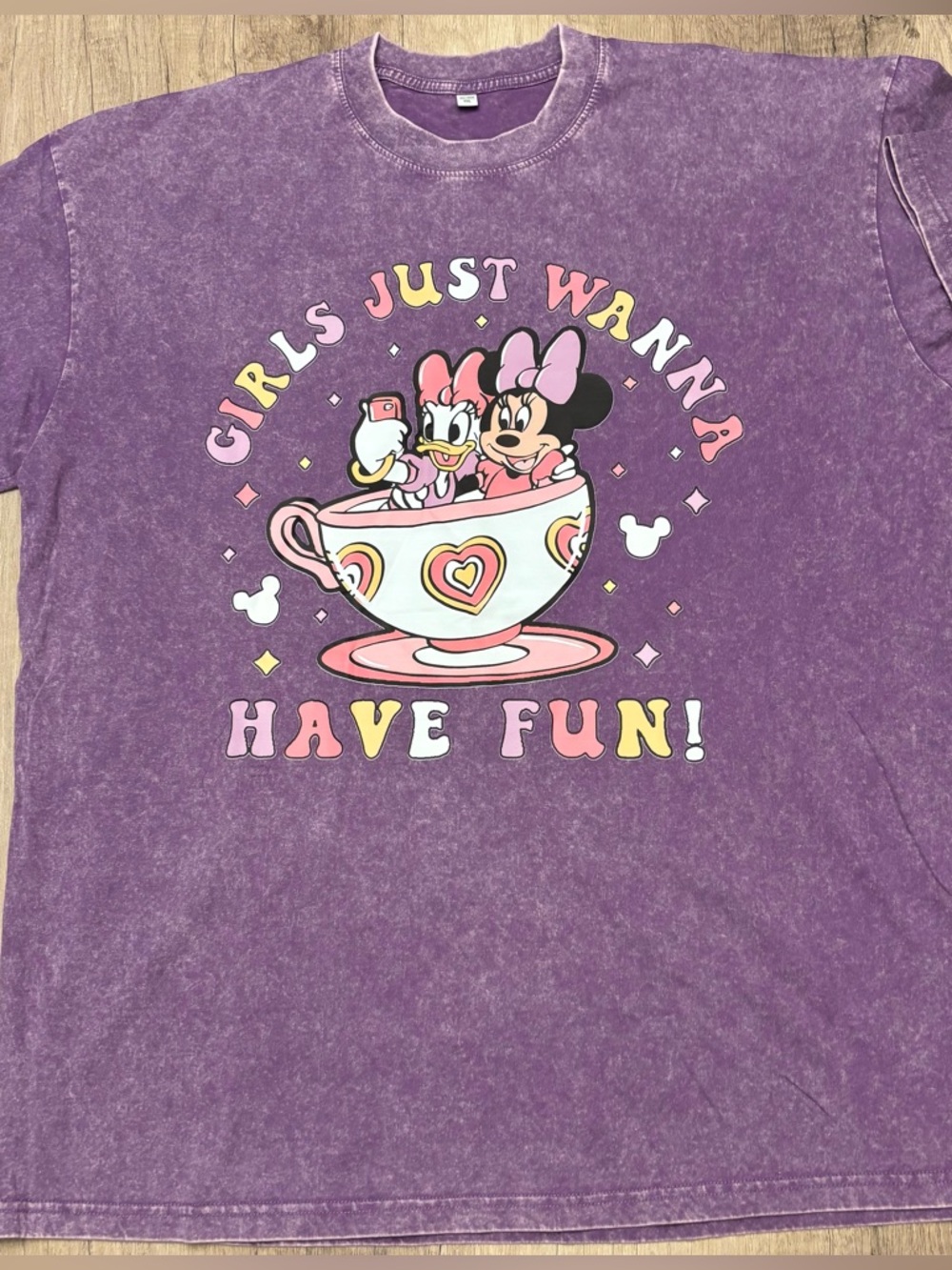 NWOT Disney Parks Minnie and Daisy Over Sized T-Shirt XXL